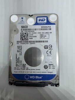 Predám: 2.5" Interné Disky (500GB WD + 320GB HGST) - Oba OK - 2