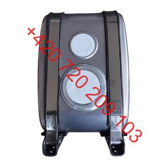 Olejová nádrž boční 60–230 l, hliník – víčko, filtr, držáky - 2