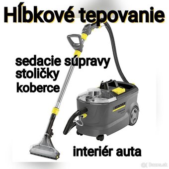 Prenájom profesionálneho tepovača Kärcher puzzi 10/1 - 2