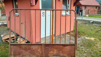 Brána dvojkrídlová 4m, pevná zváraná - 2