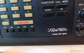 Predám rádio Supertech model SR-16HN - 2