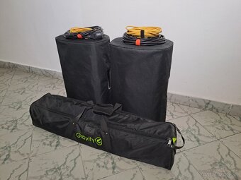 2x Aktívny reprobox Turbosound Milan M12 + príslušenstvo - 2