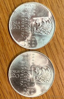 Predám 50 Kčs 1968 - Republika - 2ks - 2