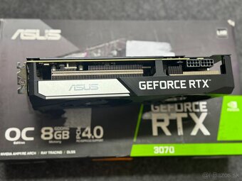 Predám NOVÚ grafickú kartu ASUS DUAL GeForce RTX 3070 V2 - 2