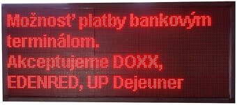 VEĽKÁ PROGRAMOVATEĽNÁ SVETELNÁ REKLAMA LED PANEL DISPLEJ - 2