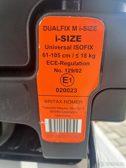 Detská autosedačka Britax Römer Dualfix M i-SIZE - 2