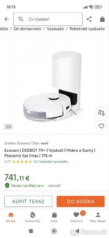 Robotický vysávač Ecovacs Deebot T9+ - 2