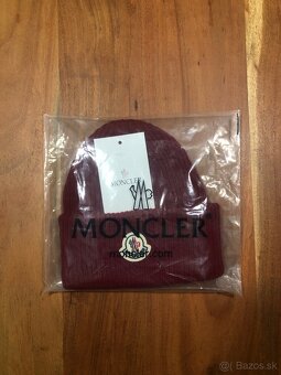 Bordova unisex Moncler zimna ciapka - 2