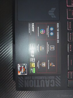 Predám herný notebook Asus TUF GAMING - 2