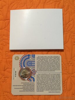 2 euro Slovensko 2014 Autorská karta - 10r vstupu SR do EU - 2