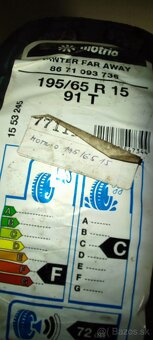 ⭐Zimné pneu 195/65 R15 Motrio-2ks.⭐ - 2