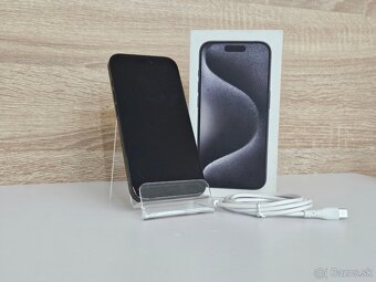 Apple iPhone 15 Pro 128GB Black Titanium | ZÁRUKA 12M - 2