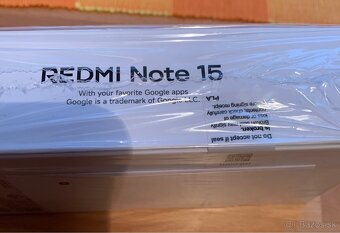 Xiaomi Redmi Note 15 128GB blue nový - 2