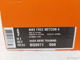 Sportovní tenisky Nike Free Metcon 4, vel. 42,5 (BQ9971-999) - 2