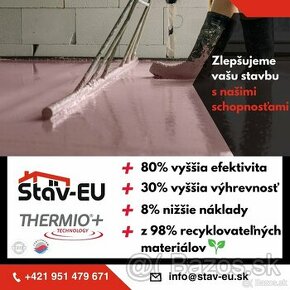 Realizujeme anhydritové potery. Voľné termíny - 2