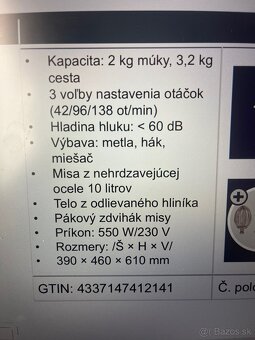 Gastro Mixér planetárny GPM1010 10 l - 2