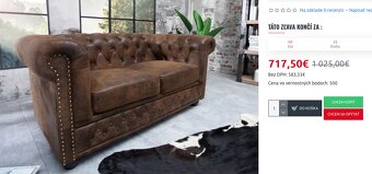 Chesterfield 2sedačka - 2