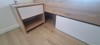 Manzelska postel Tea, 180 x 200, Drevona - 2