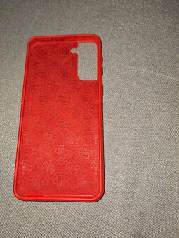 Cover zadný červený na Samsung s21 plus - 2