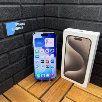 🔵 iPhone 15 Pro 128 GB Natural Titanium | Záruka 1 Rok - 2