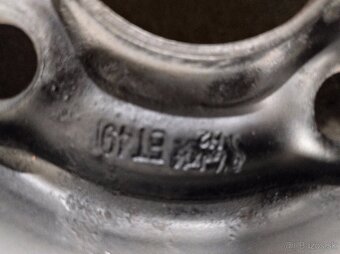 Plechové disky GM 4x100 R14 ET 49 plus puklice - 2