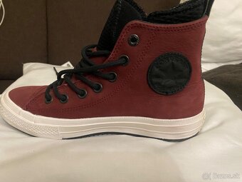 Predaj Converse all stars zimne, kozene, velkost 37,5. - 2