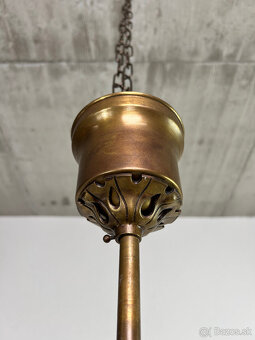 Secesný luster +3 nástenné lampy - 2