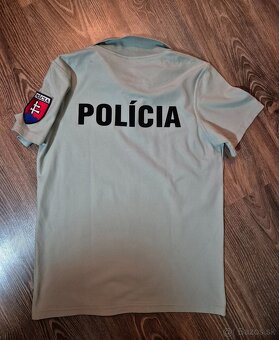 policajné tričko - 2