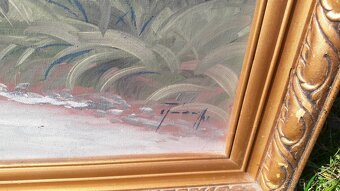 Obraz - Krajina s potokom - 2