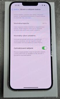 Apple Iphone 13 256GB White Top stav - 2