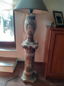 Predám luxusnú lampu s podstavcom_keramika - 2