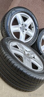 ALU Audi 5x112 a letné Kumho 235/55 R18 - 2