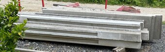 Priebežne betónové stĺpy + platne - 2