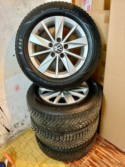 VW GOLF LYON 5X112 R15 6J ET43 + zimne pneu - 2