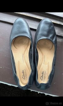 Damske kozene baletky, CLARKS Comfort, nove 40 velkost - 2