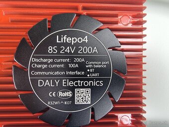 DALY Smart BMS 8S LiFePo4 24V 200A/100A - 2