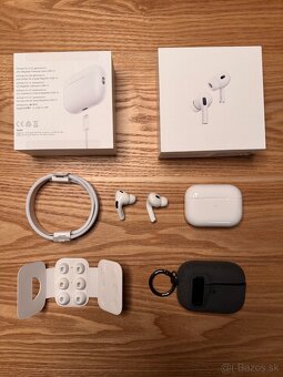 Apple AirPods Pro 2 (USB-C) - komplet príslušenstvo + obal - 2