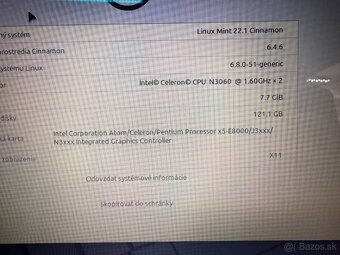 Notebook Dell Celeron N3060 / 8GB RAM / 128GB SSD / HD - 2