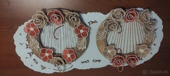 Jutovy veniec na dvere - 2