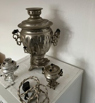 3 samovary/čajovary - 2