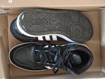 Adidas Hoops 3.0 Mid, veľkosť 43 1/3, čierne - 2