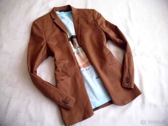 H&M pánske tenšie sako M-L (50) - 2