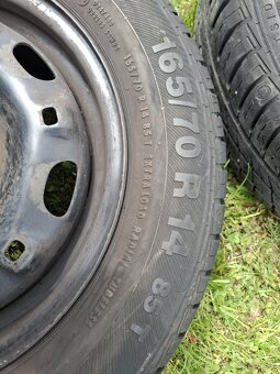 Letné pneumatiky 165/70 R14 s diskami - 2