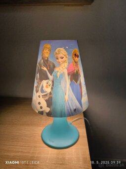 Predám stolový lampu Frozen-ako nova - 2