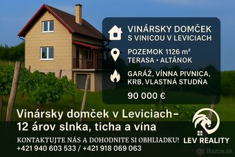 ✨ Na predaj: Vinársky domček s vlastnou 12-árovou vinicou – - 2