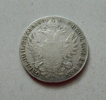 Predám 1 toliar 1820 G Franciscus I. - 2