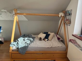 Masívna Teepee posteľ - 2