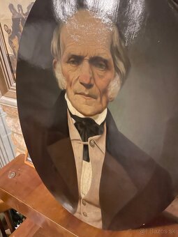 starozitny obraz -olejomaľba na platne - 2