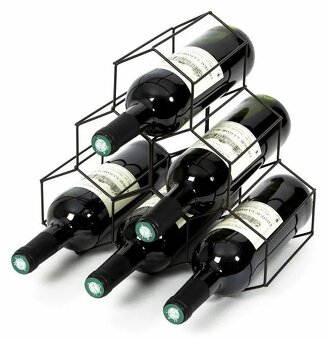 Predám kovový držiak na víno - 2