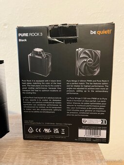 🔥 CPU chladič be quiet Pure Rock 3 Black – LEN INTEL 🔥 - 2